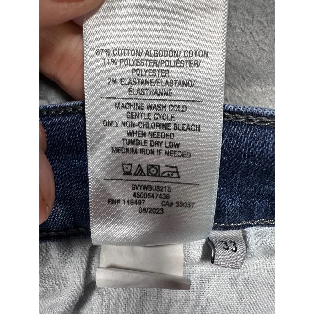 Joe's Jeans Mens The Slim Fit Wilbur Blue Medium Wash Denim Jeans 33 GVYWBU8215
